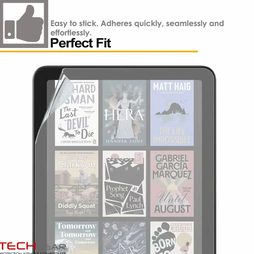 TECHGEAR 2-pak matowych ochraniaczy do Amazon Kindle Paperwhite 2024 12. generacji