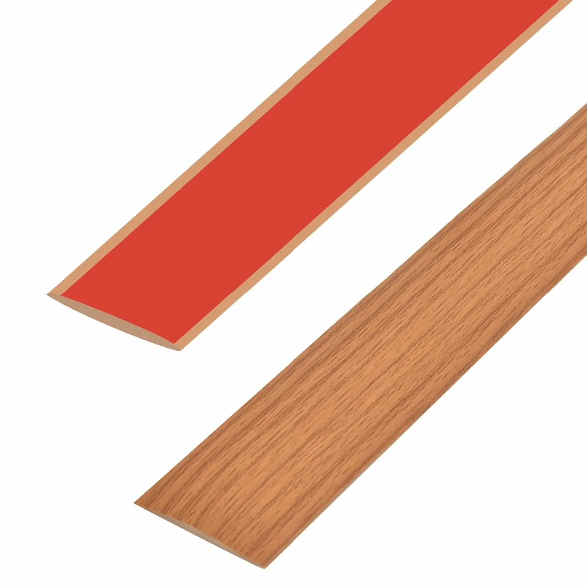 Listwa Przejściowa Podłogowa PCW 2m*5cm, Samoprzylepna, Koloru Dębu Żółtego, Listwa Progowa do Podłóg Laminatowych, Przejście z Płytek na Laminatem