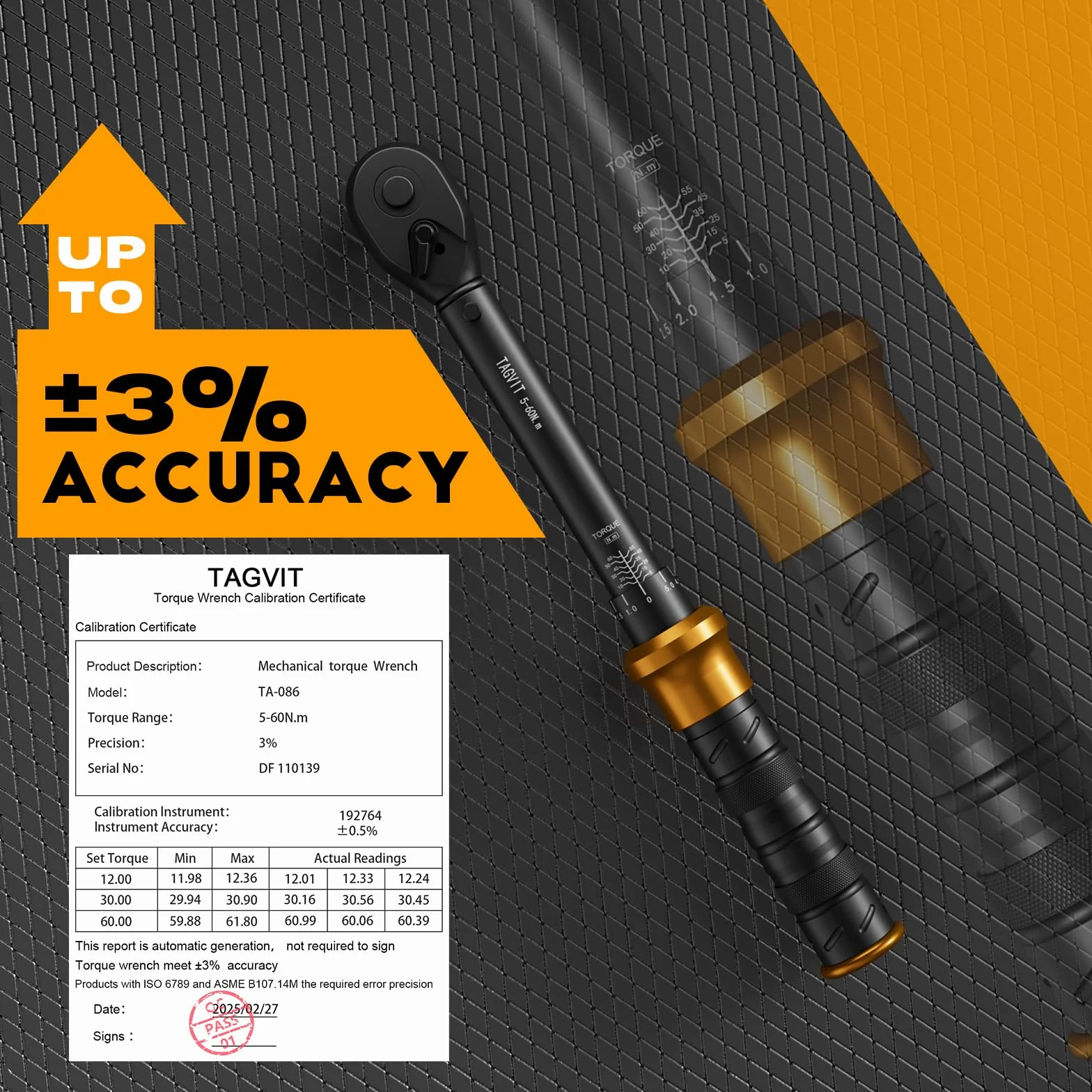 Klucz dynamometryczny 3/8", 5-60 Nm, dokładność ± 3%, 9 sztuk kluczy dynamometrycznych z przedłużką 250 mm, magnetycznym gniazdem świecy, adapterem i gniazdkiem, do zmiany świec samochodowych