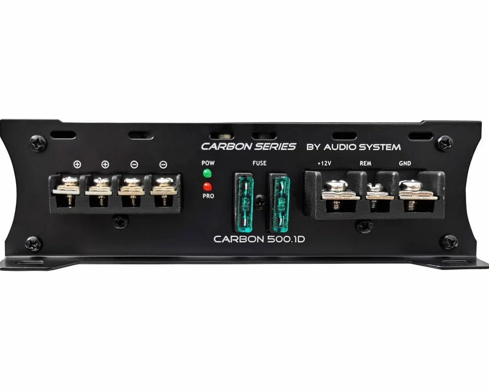 Audio System Carbon 500.1 D Mono 1-kanałowy wzmacniacz cyfrowy mono 500 W RMS