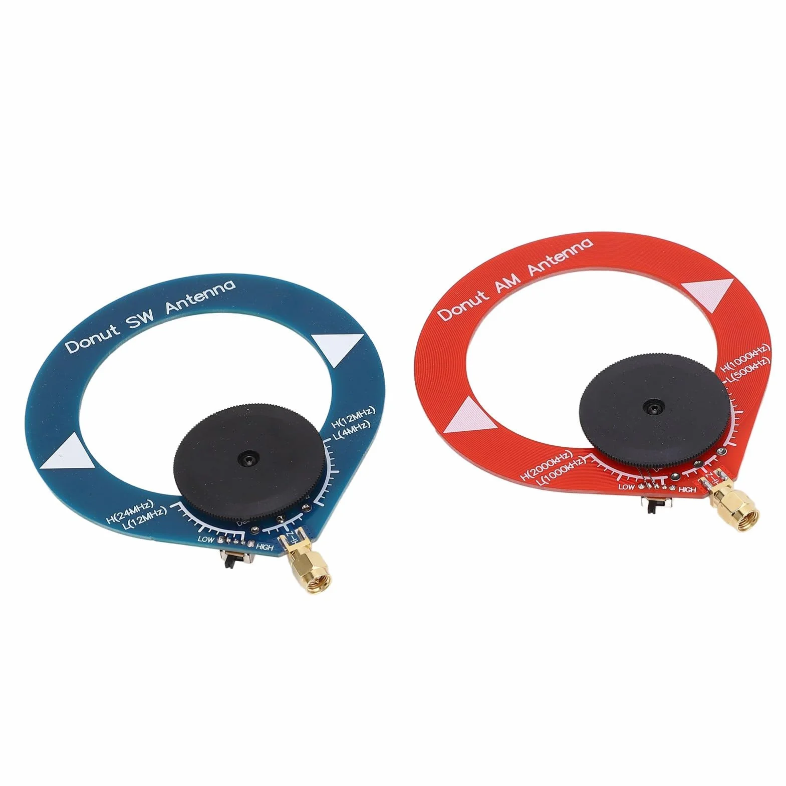 2 szt. Zestaw Nadawczo-odbiorczy o średniej Fali o Krótkiej Fali AM MW SW Mini Rings Transceiver Przenośna Mini Antena Pętlowa