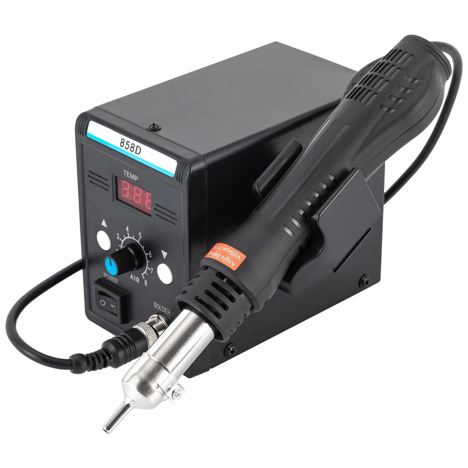 Stacja lutownicza na gorące powietrze o mocy 700 W, cyfrowa opalarka SMD do PCB, Ciężki