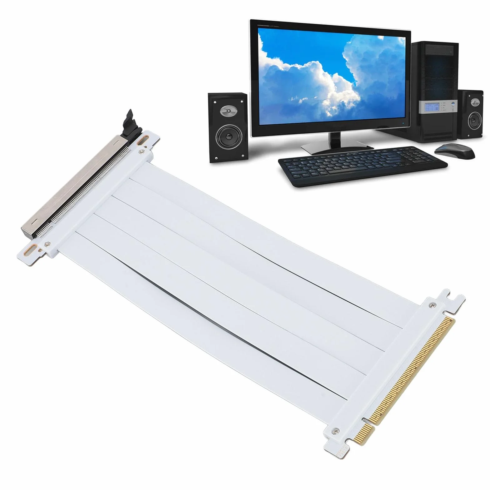 PCIe 5.0 Riser Kabel 128 Gbps 60 cm Wysokiej Częstotliwości