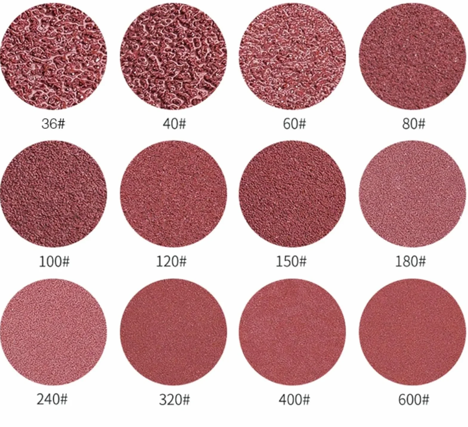 Pasy szlifierskie, Taśma szlifierska 10 szt. 50 mm x 915 mm, ziarnistość 40-1000, mieszanka do metalu i drewna(P60)