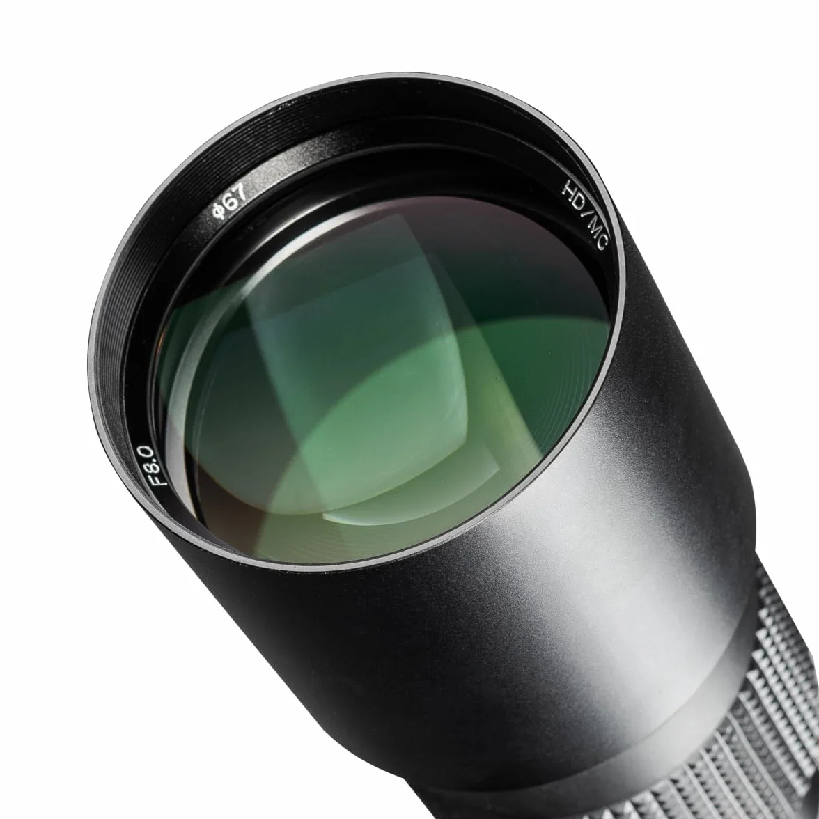 Walimex pro 500mm f/8 Teleobiektyw stałoogniskowy do Sony E, kompatybilny z DSLR APS-C i pełną klatką, obiektyw manualny z mocowaniem statywowym i wbudowaną przysłoną