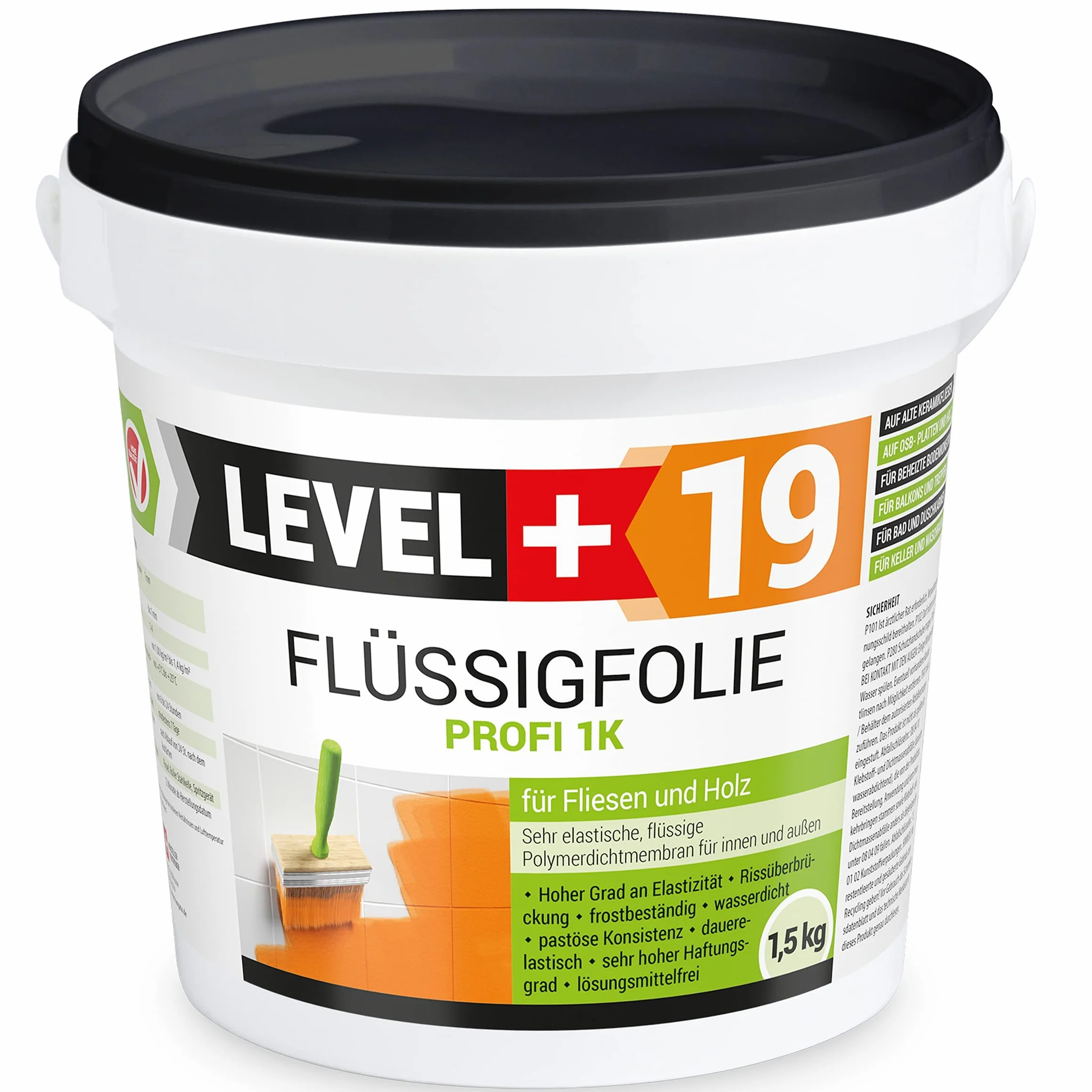 Folia w płynie 1,5 kg Hydroizolacja Na Balkon Taras Drewno OSB Level+19