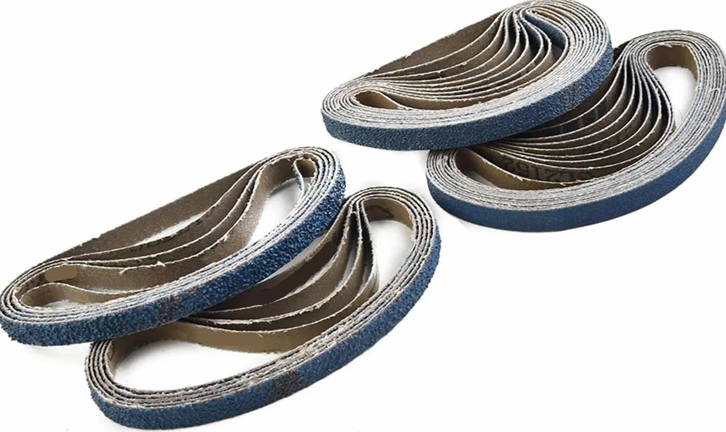10 szt. 520 x 20 mm cyrkonowe pasy szlifierskie o ziarnistości 40 do polerowania metalu i drewna(60 Grits)