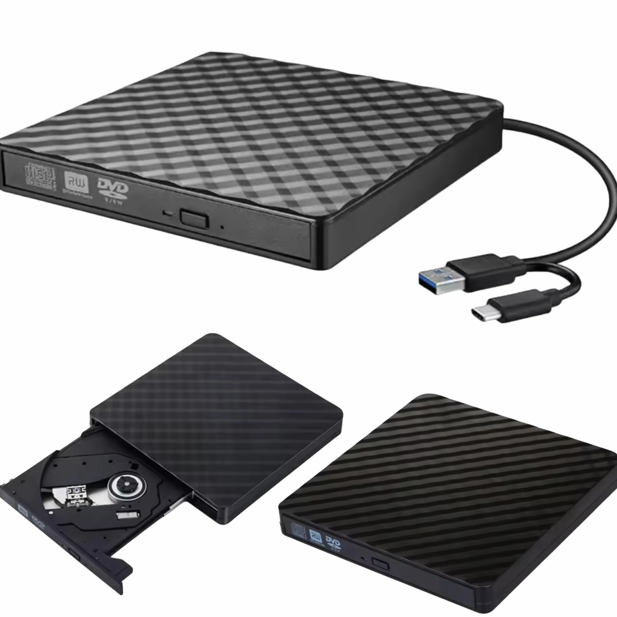 Zewnętrzny Napęd CD/DVD USB 3.0 Nagrywarka Przenośny Odtwarzacz