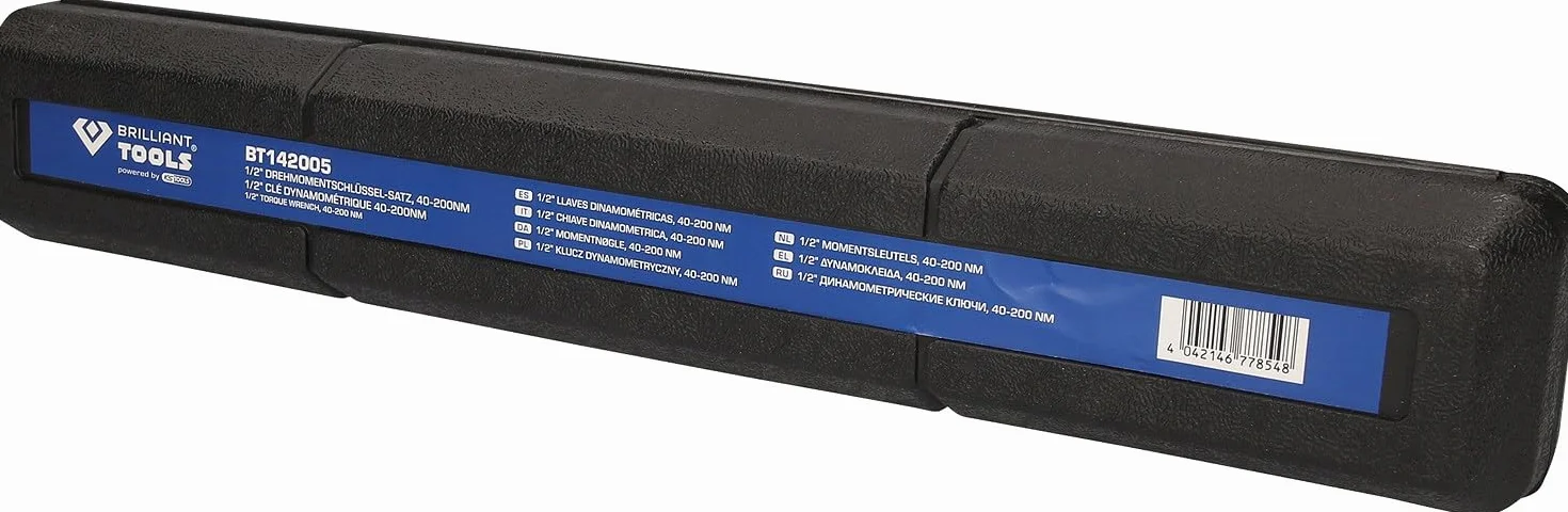 BRILLIANT TOOLS BT142005 Zestaw kluczy dynamometrycznych, 5-szt. [Powered by KS TOOLS]