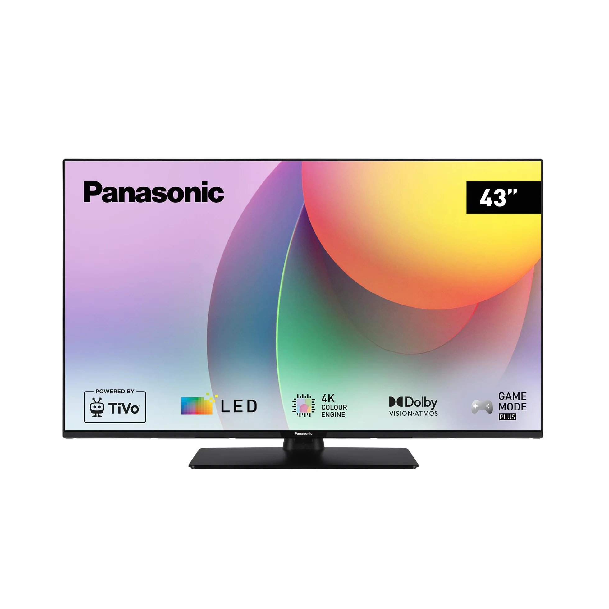 Panasonic TB-43W60AEZ, seria W60 43 cale 4K Ultra HD LED Smart TV, 2024, TiVo, silnik kolorów 4K, Dolby Vision i Atmos, tryb gry Plus, dla wyjątkowych wrażeń wizualnych