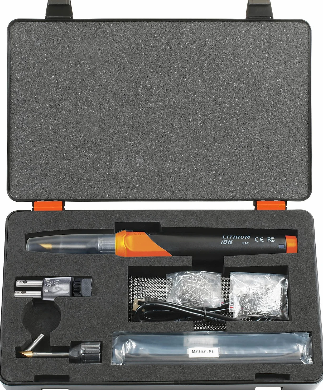 KS Tools 150.1010 Zestaw akumulatorowych narzędzi do naprawy plastiku, 134-szt