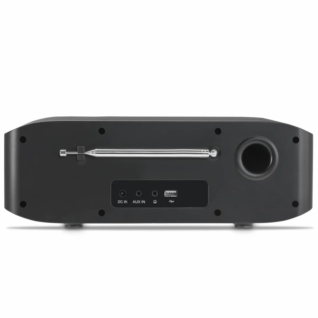 Hama DAB Plus Radio Kuchenne Bluetooth DR1410BT Cyfrowe Stereo Budzik AUX 3,5 mm FM Kolorowy Wyświetlacz Czarny