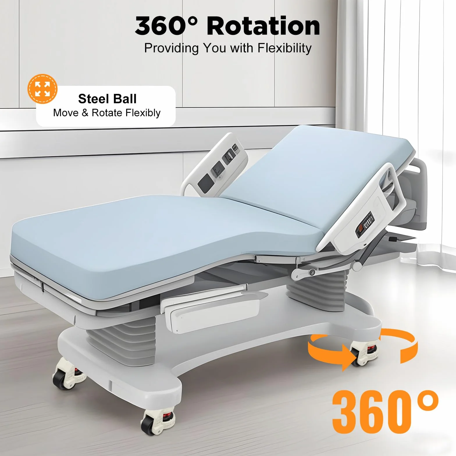 GD-60S zestaw rolek poziomujących (4 sztuki), nośność 250 kg na koło, całkowite obciążenie 500 kg – łatwe przenoszenie ciężkich mebli i urządzeń, wykonane z nylonu i stali, antypoślizgowe i łatwe w