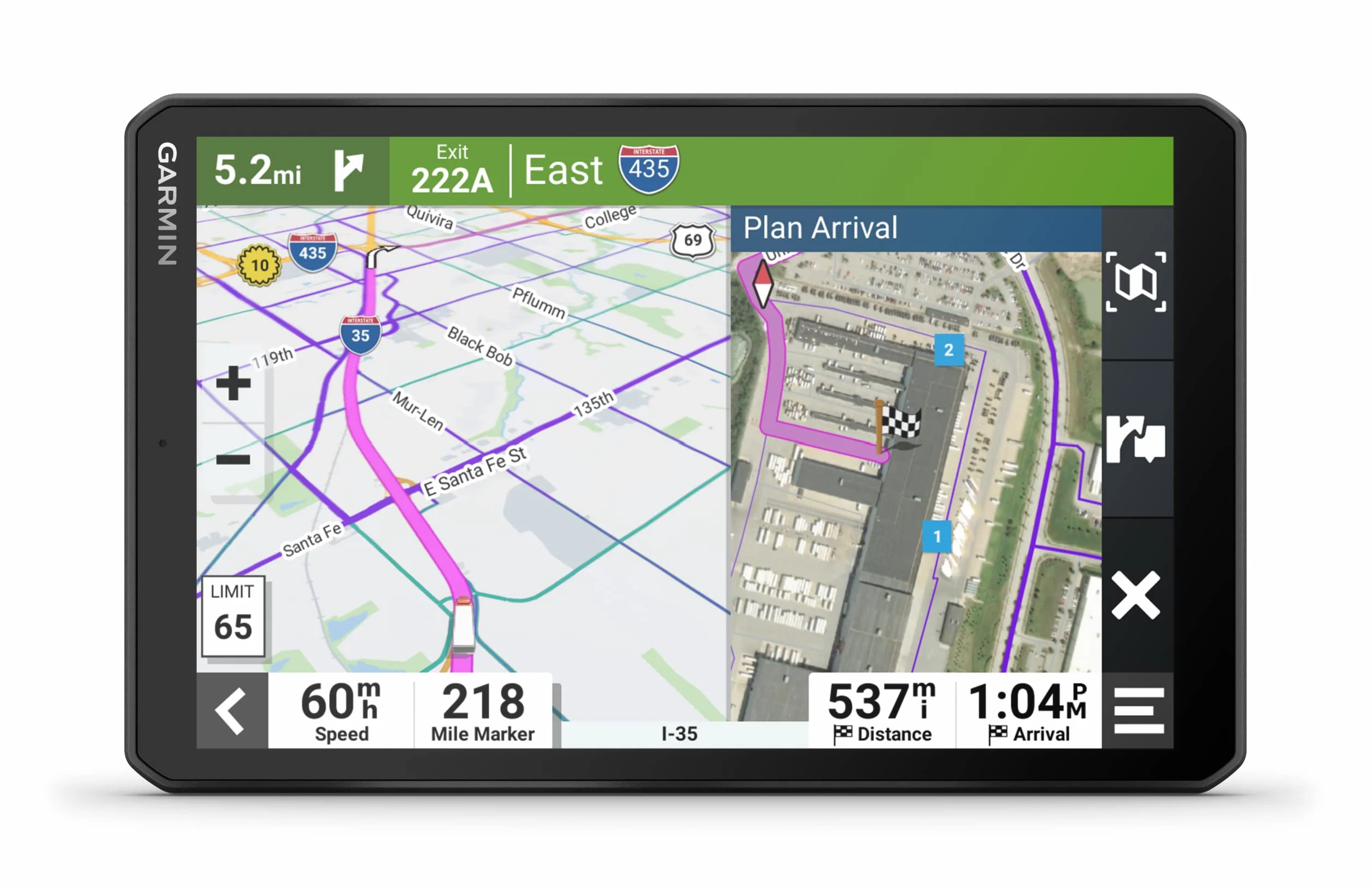 Garmin dēzl LGV810 nawigacja 8" 20,3 cm do samochodów ciężarowych