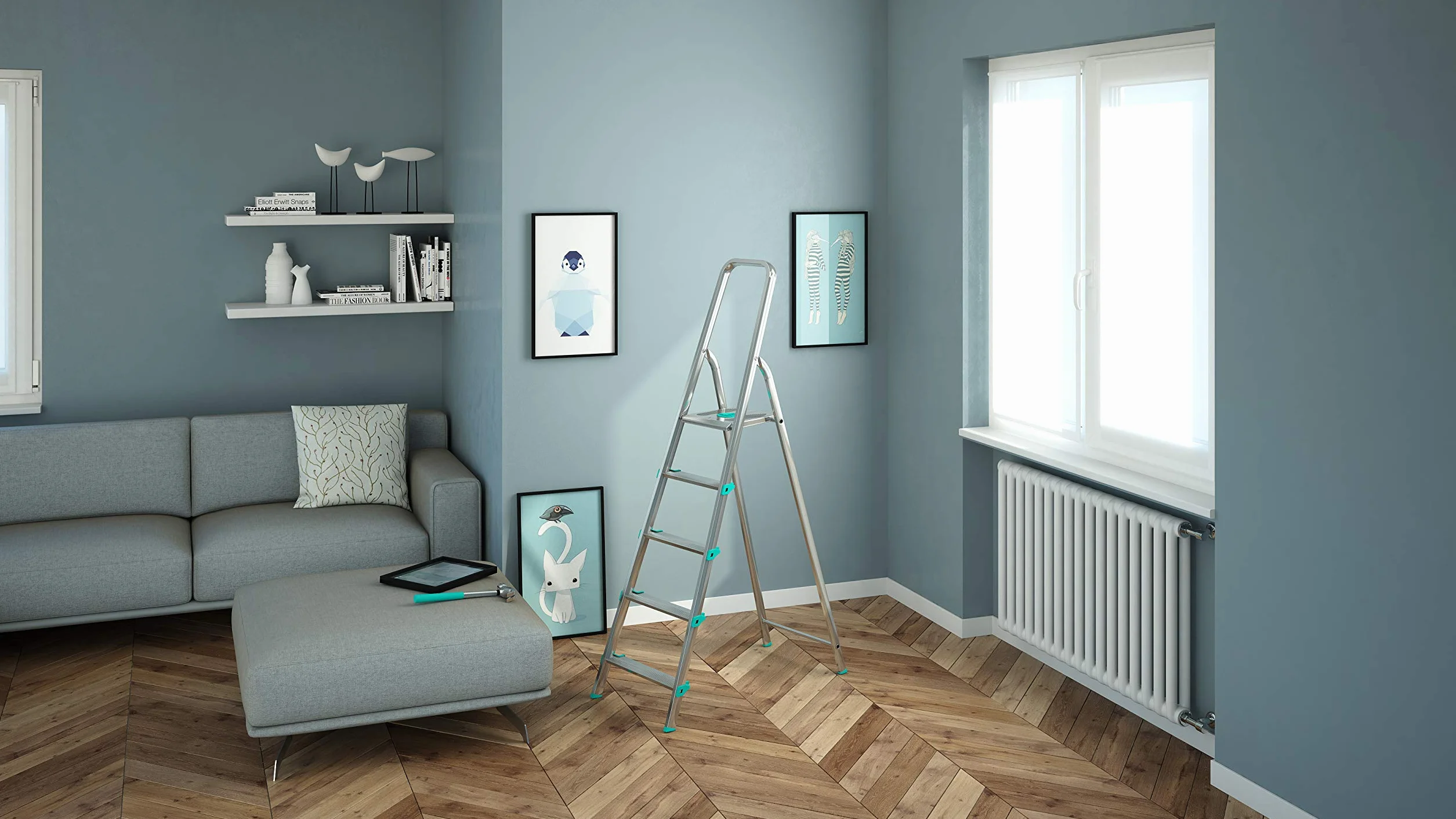 Colombo aluminiowe schody 5 stopni