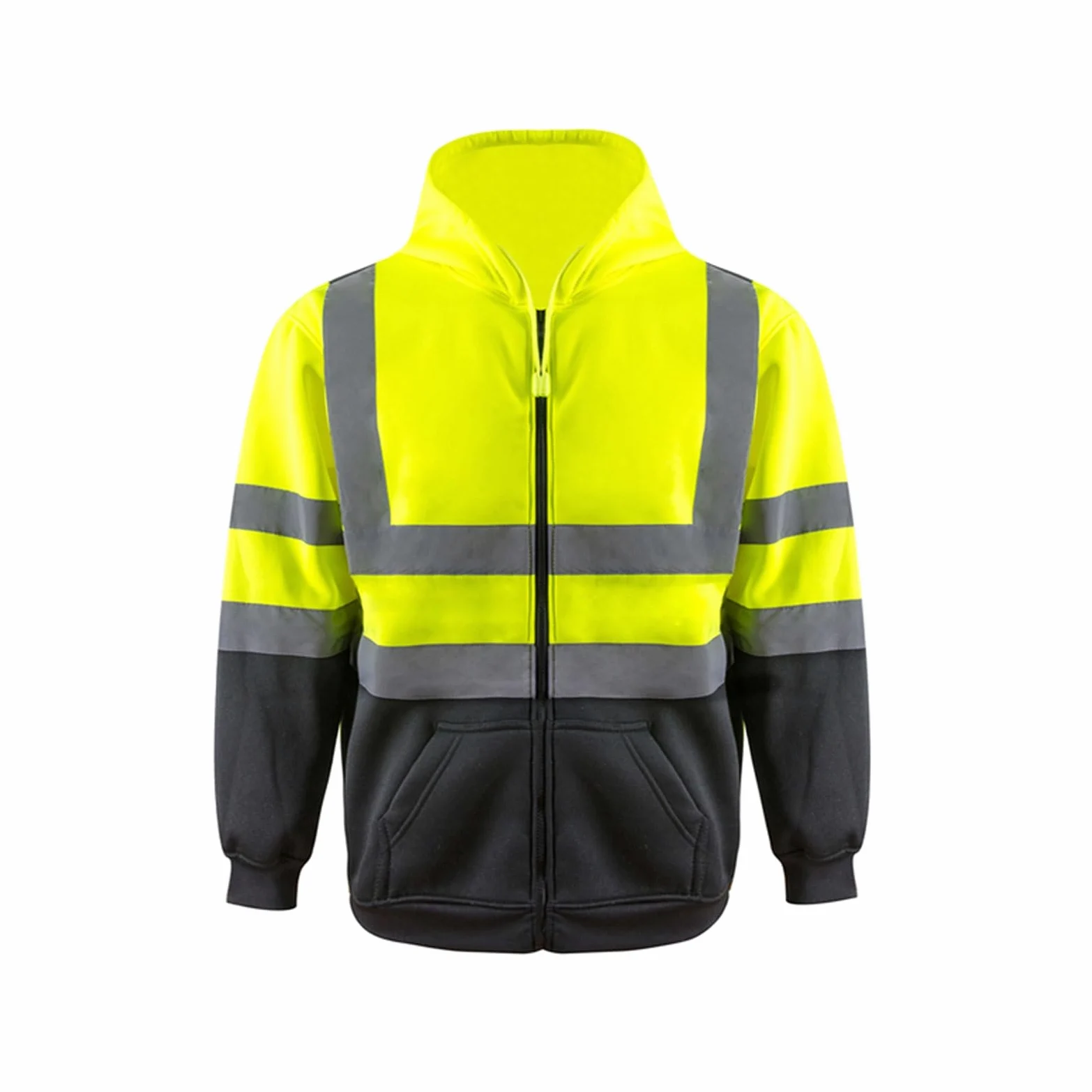 Kamizelka odblaskowa, Kurtka z kamizelką odblaskową unisex, wielokolorowa, w wielu rozmiarach(Gelb,S)