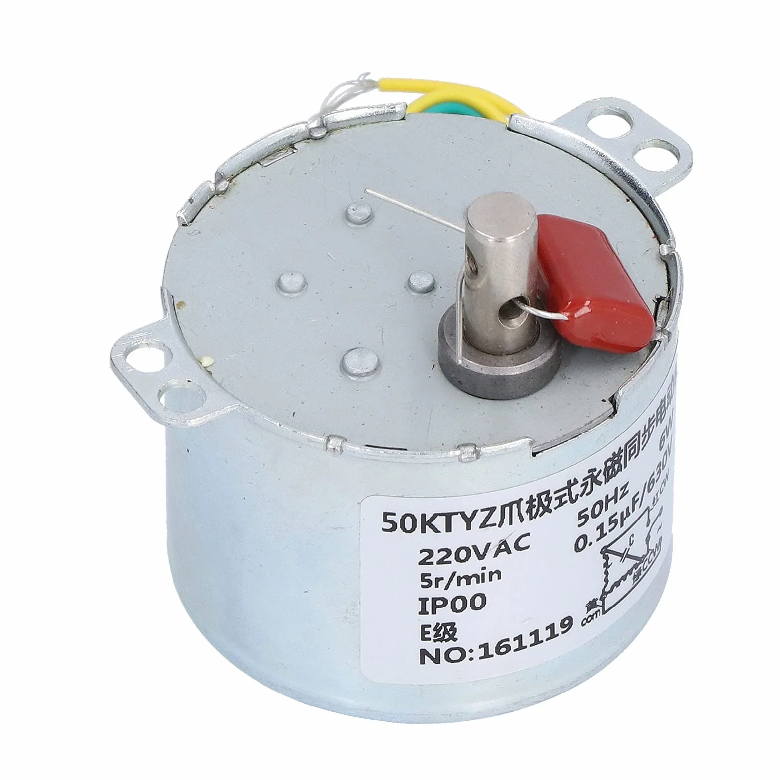 ViaGasaFamido AC220V 5RPM 50KTYZ Motoreduktor Silnik Redukcyjny Wysoki Moment Obrotowy Elektryczny Mikro Motoreduktor Redukcyjny średnica Skrzyni Biegów,Motoreduktor