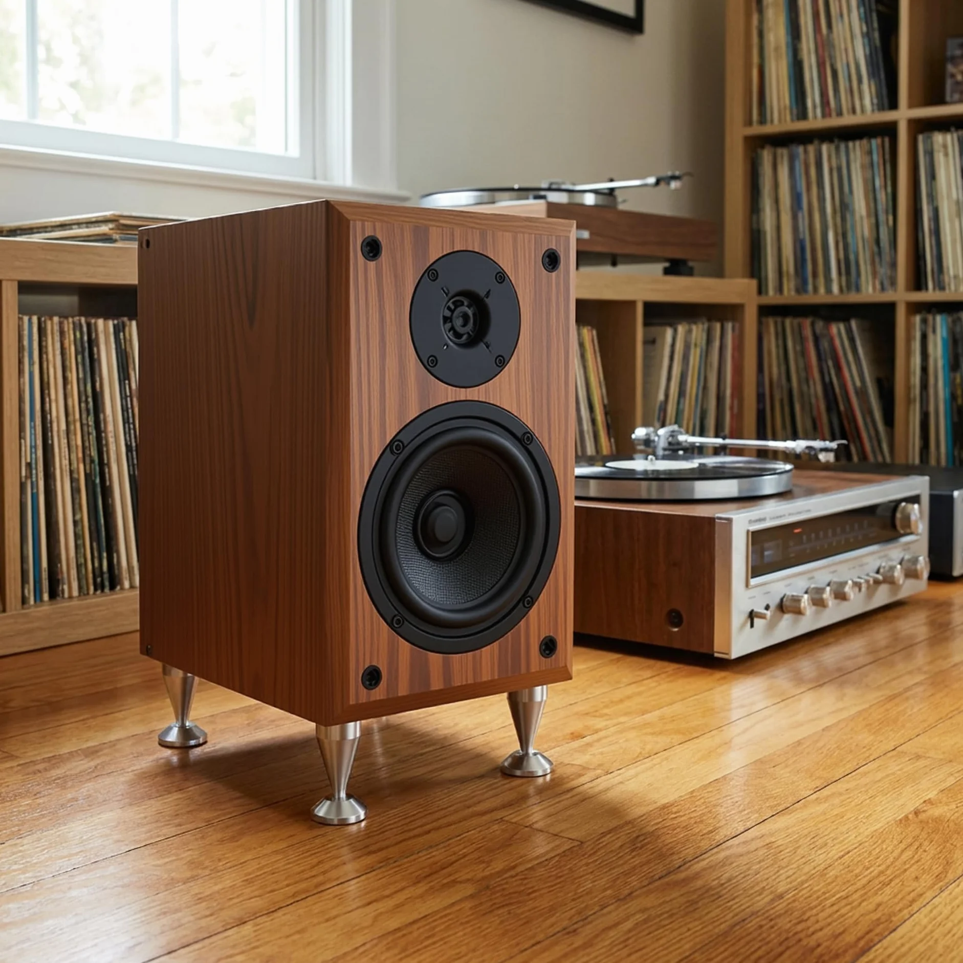 Precisiongeek kolce do kolumn M6 aluminium Ø20 mm stożkowe podkładki głośnikowe odsprzęgające HiFi zestaw 4 sztuk
