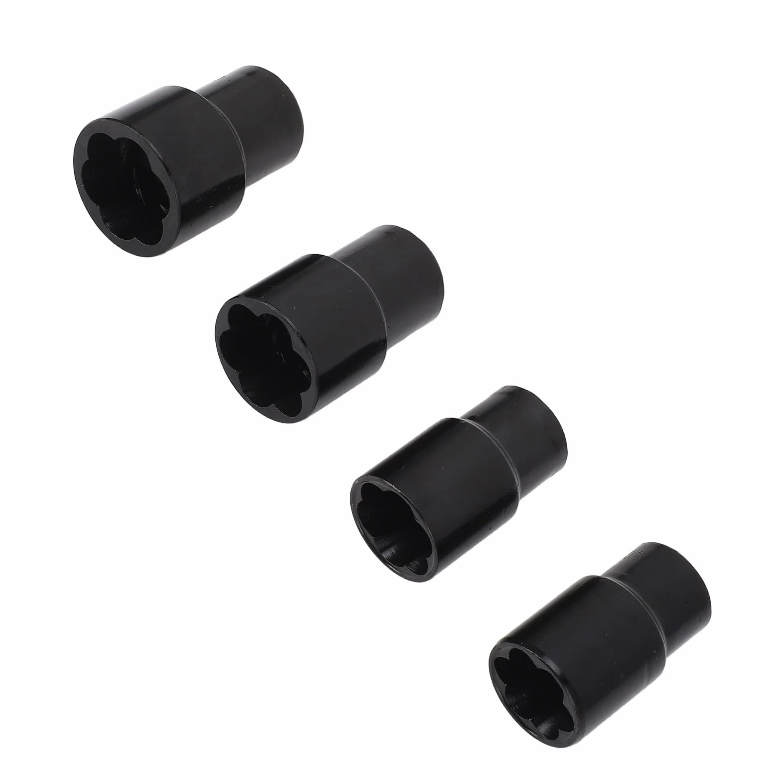 Zestaw nasadek skrętnych Wykrętaki do śrub z nakrętką koła blokującego 17 mm 19 mm 21 mm 22 mm Nasadka do wygodnego usuwania nakrętek z końcówką