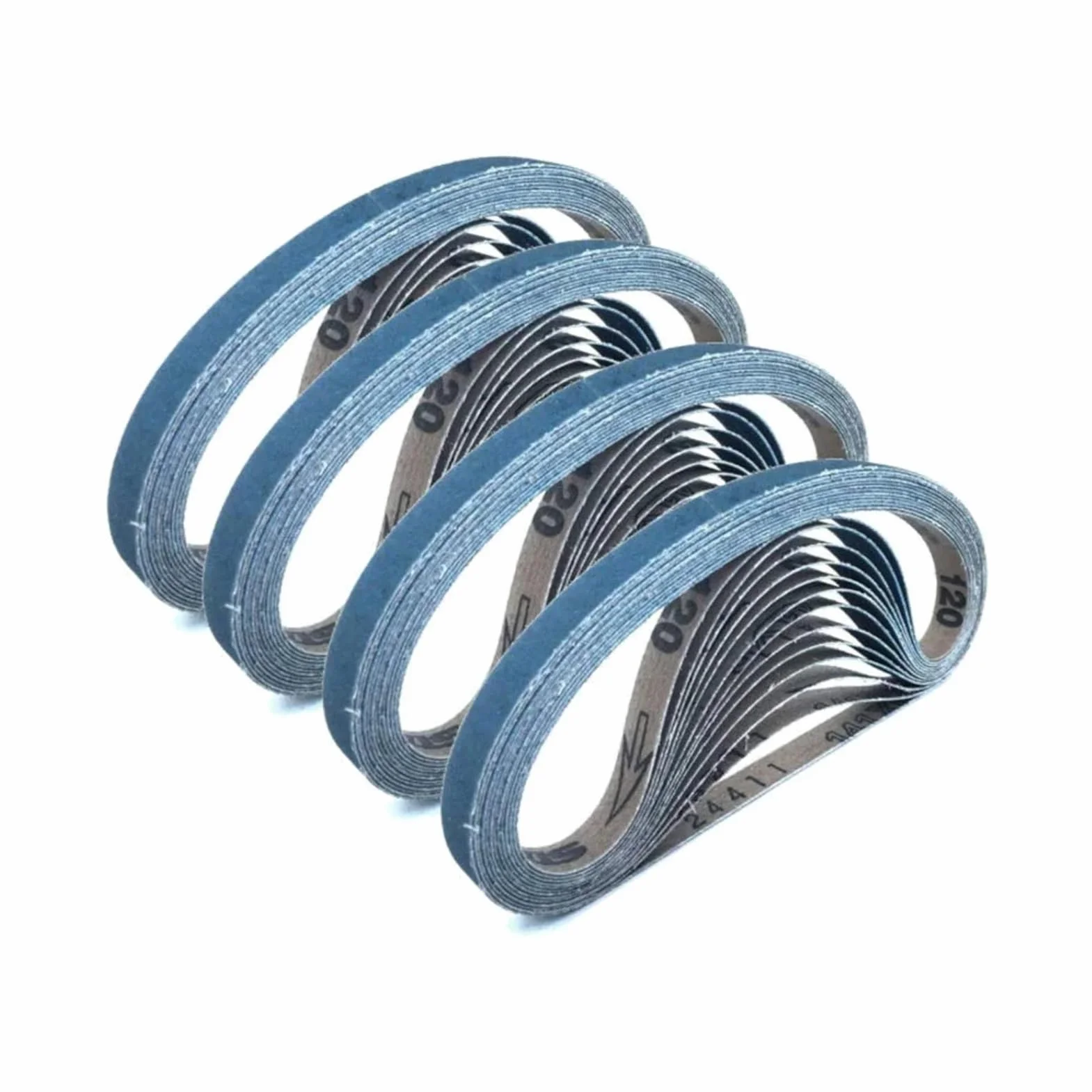 Pasy szlifierskie do drewna i metalu - 330x10mm, 452x15mm, 457x13mm - Trwałe pasy ścierne do szlifowania i polerowania-1szt(P60x520x20mm)