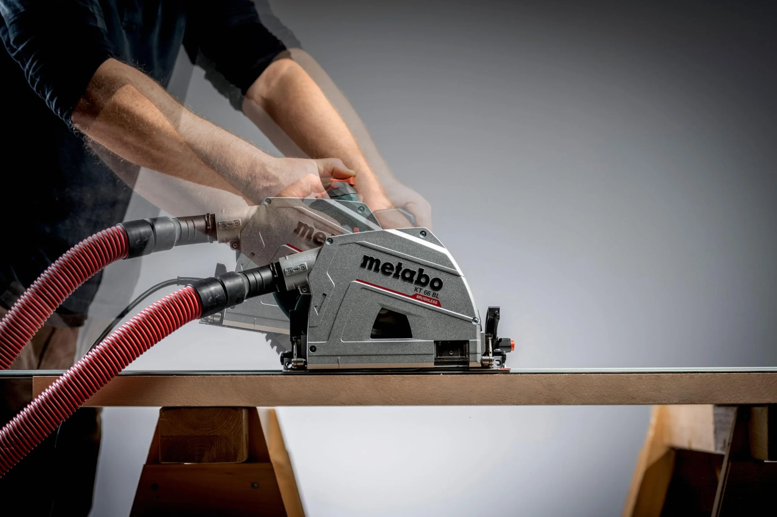 Metabo KS 66 BL ręczna piła tarczowa Metabox, z prowadnicą, z silnikiem bezszczotkowym, z hamulcem wybiegowym, piła tarczowa, piła tarczowa 691219000