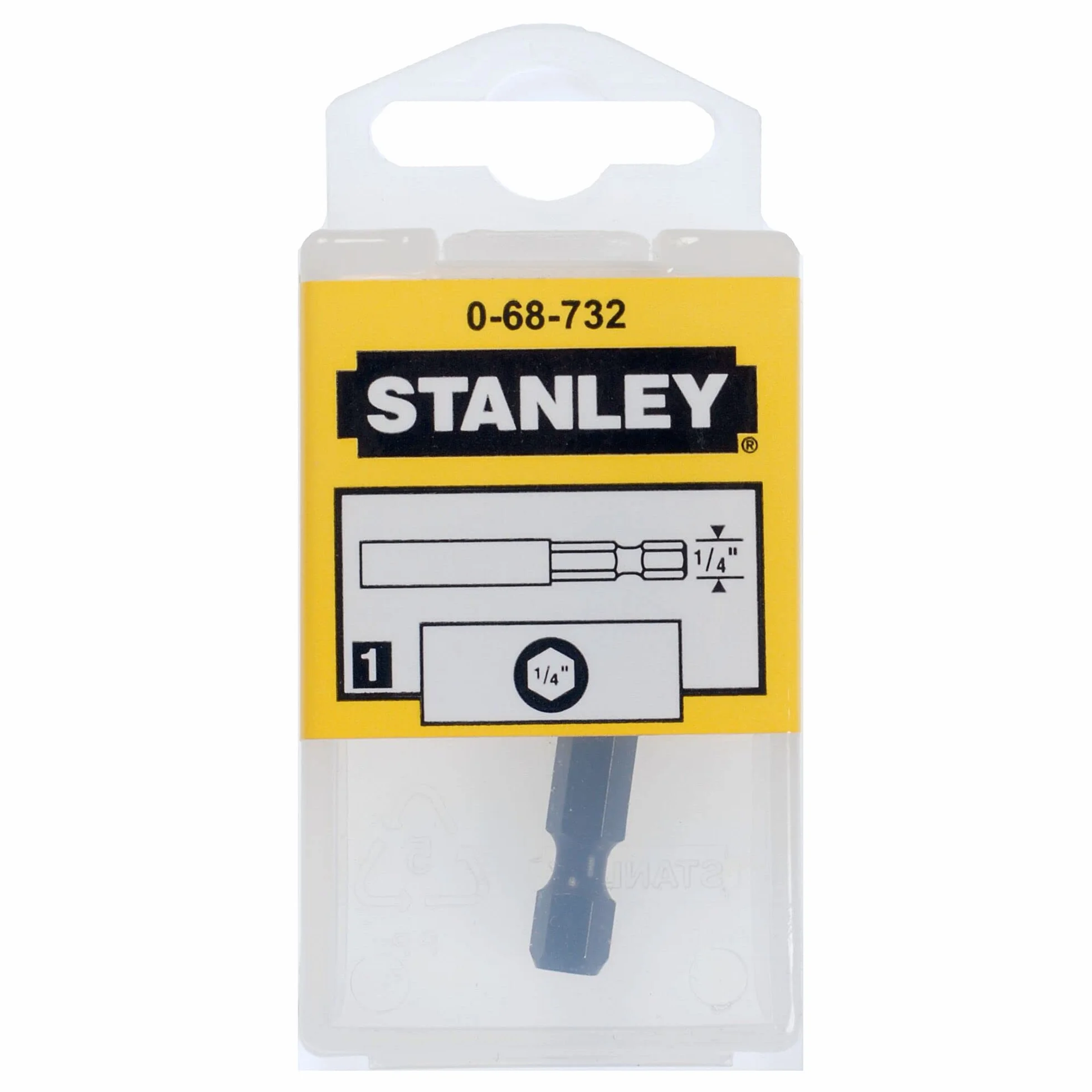 Stanley, Uchwyt magnetyczny do wkrętarek na bity 60 mm - 1/4", 0-68-732