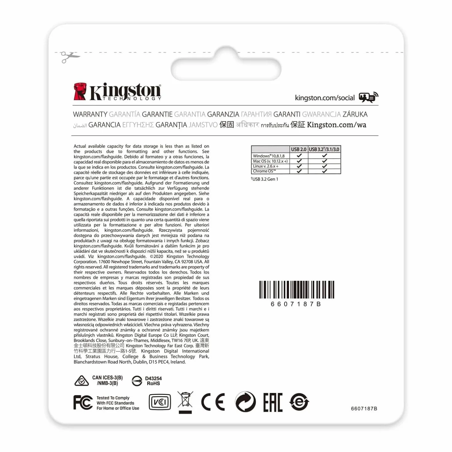 Kingston DTKN/256GB Pamięć USB 256 GB Szary