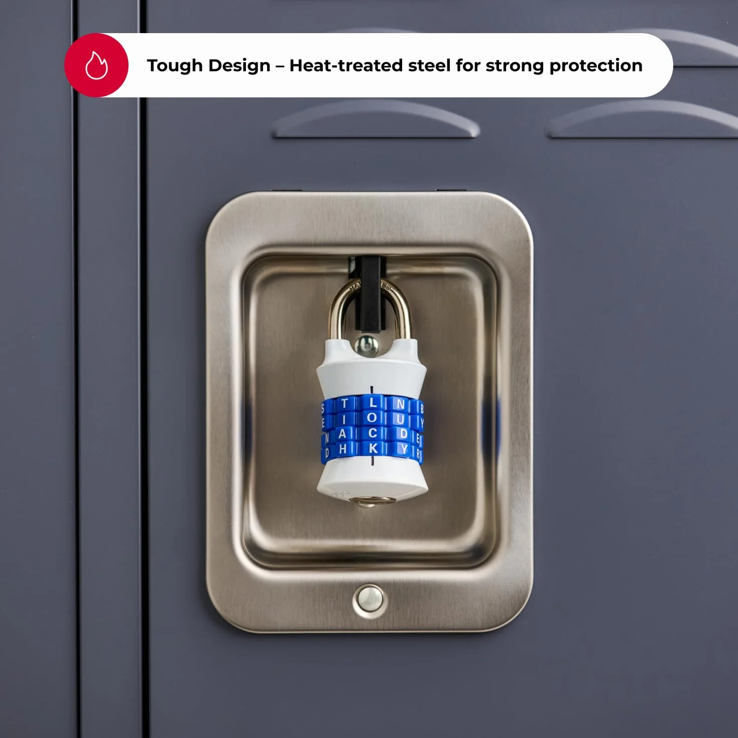 Master Lock Kłódka z możliwością resetowania w pionie, 1535DWD