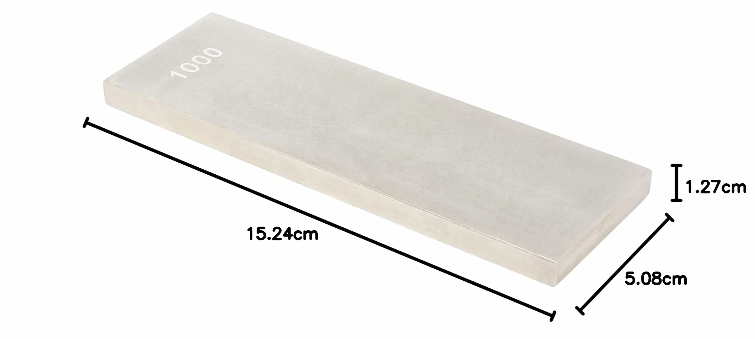 Trend Diamentowa szlifierka kamienna, 15,2 x 5,5 cm, dwustronne ziarno 300/1000, kamień z blokiem czyszczącym i matą antypoślizgową, DWS/W6/FC