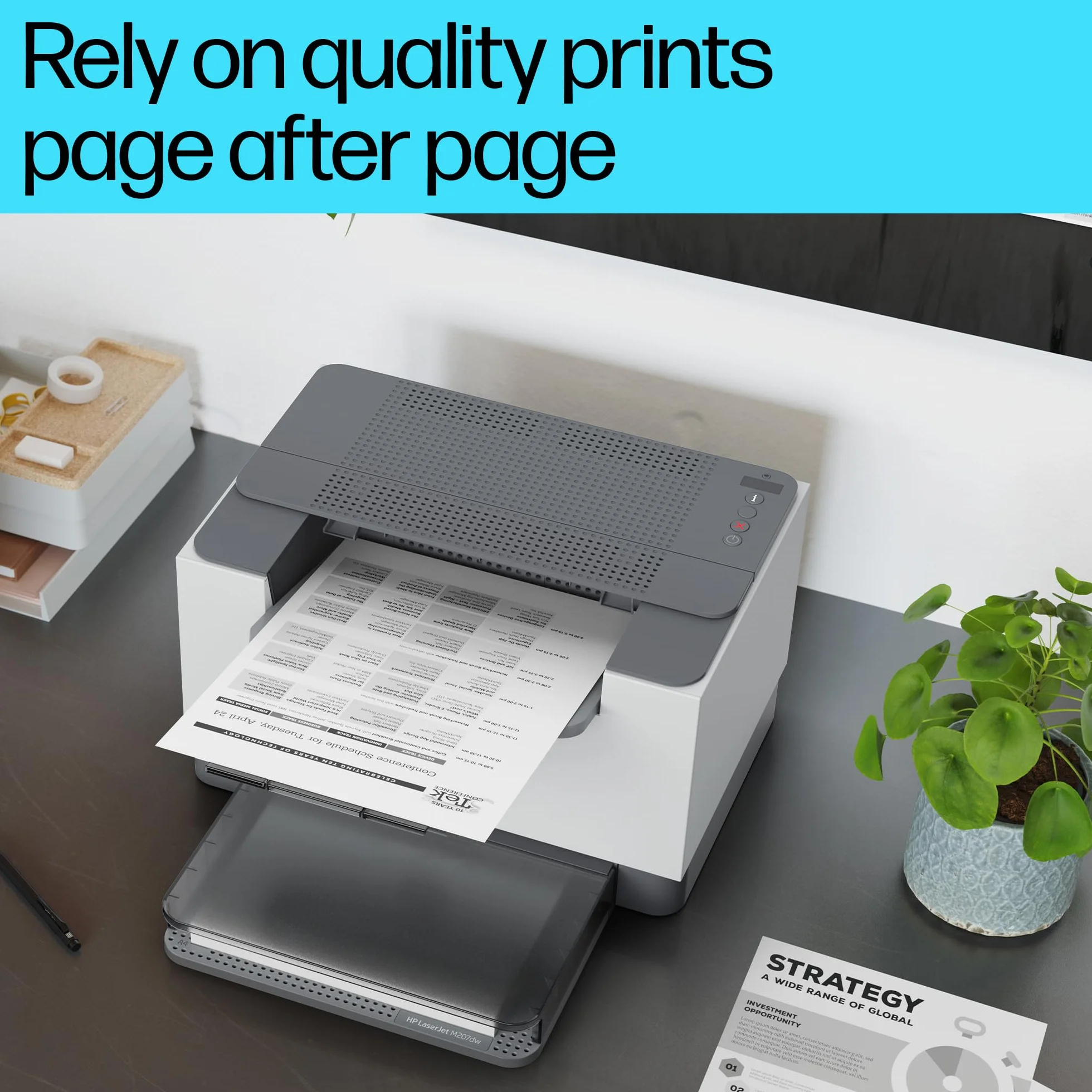HP LaserJet M207dw Printer