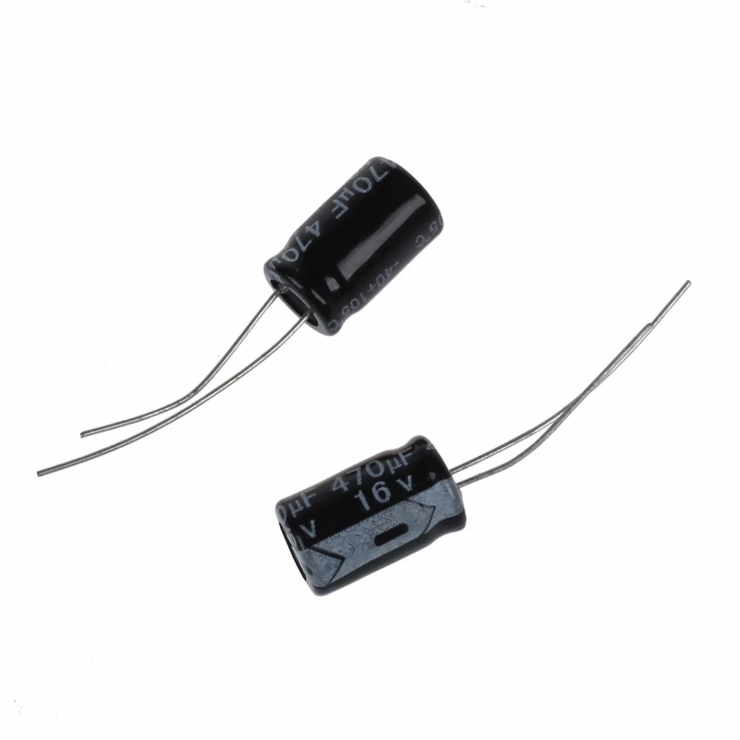 10 x 16 V 470uF kondensator aluminiowy elektrolityczny 8 x 12 mm