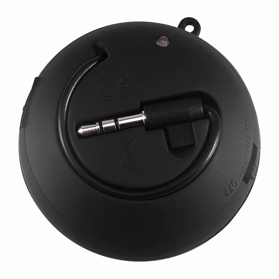 VBESTLIFE Mini głośnik przenośny hamburger akumulator uniwersalny przewodowy USB czarny