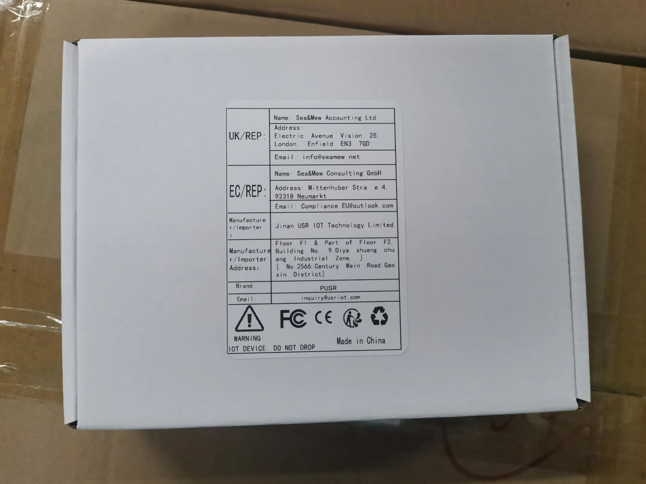 USR-G781-E EMEA & APAC Modem Przemysłowy Bezprzewodowy 4G GPRS RS485 RS232 z kartą SIM