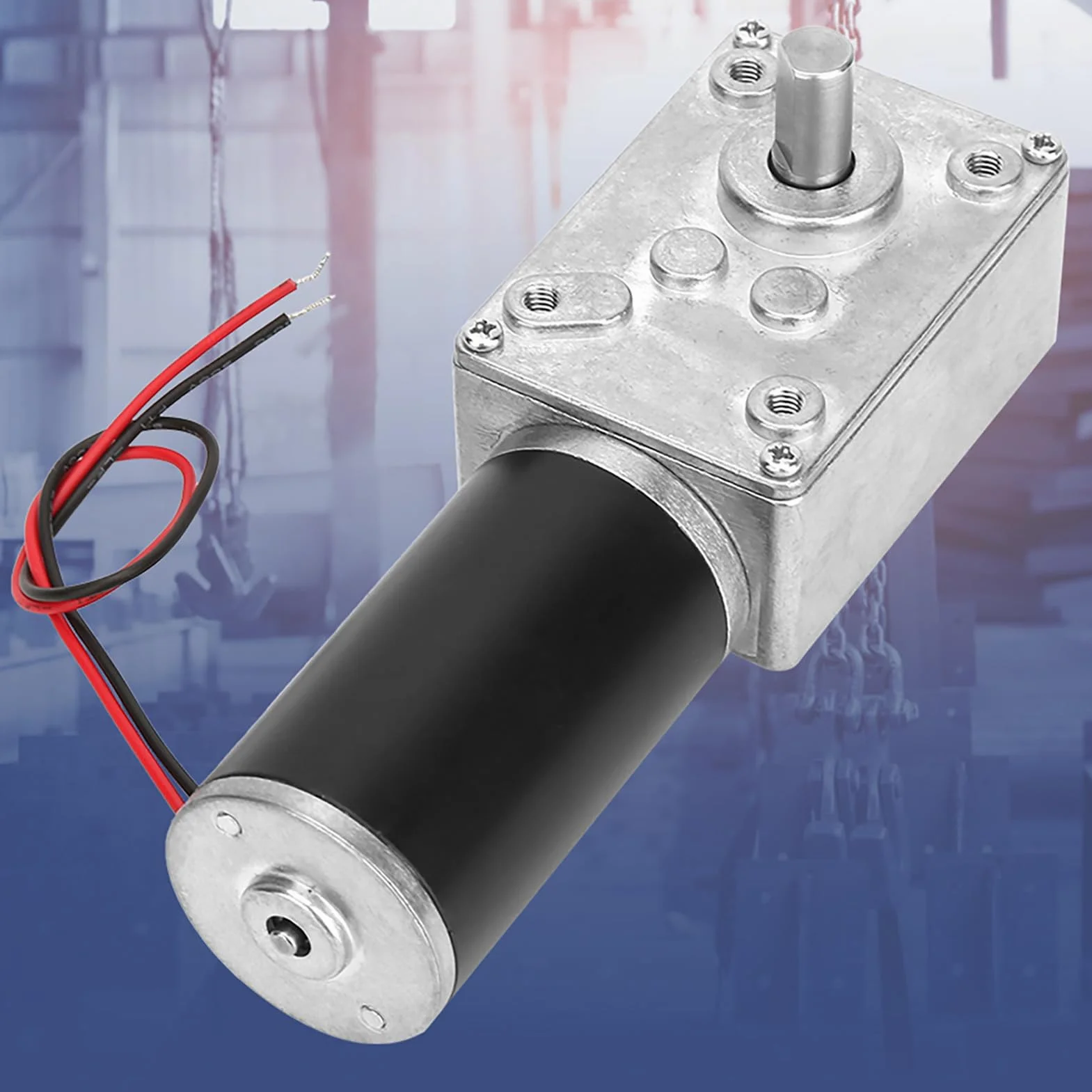 Silnik Redukcyjny o Wysokim Momencie Obrotowym, Odwracalny Silnik Elektryczny z turbiną 12 V, Wysoka prędkość Skrętu Redukująca Elektryczny Silnik Skrzyni Biegów (8 mm) (12 V, 50