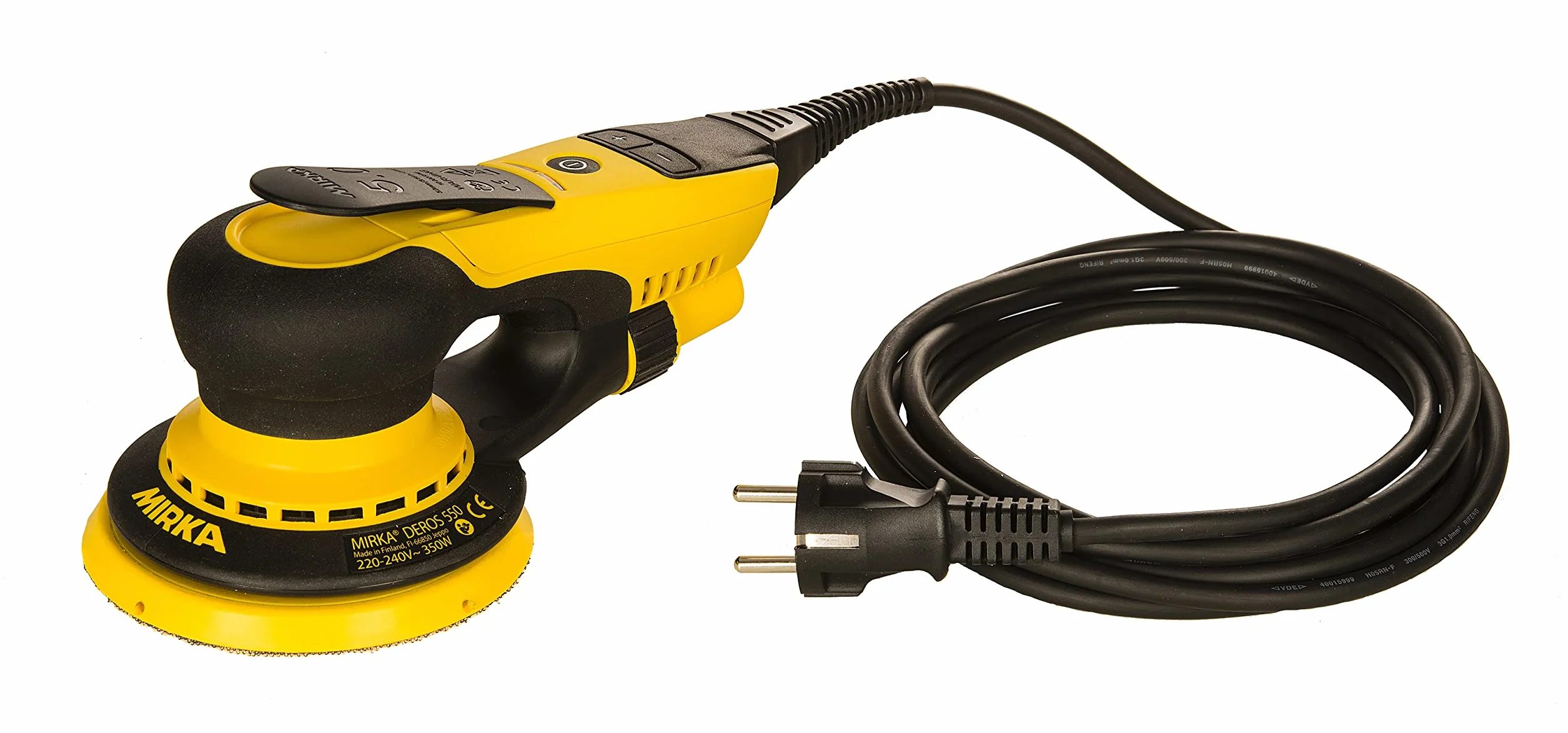 Mirka DEROS 550CV / Szlifierka mimośrodowa z centralnym odsysaniem i rzepem/do papieru ściernego Ø 125mm / suw 5,0mm / MID5502022