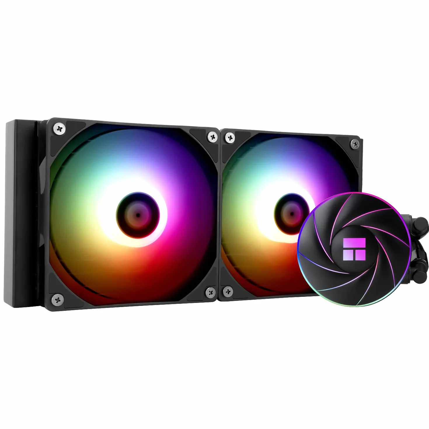 Thermalright AQUA Elite 240 ARGB chłodnica wodna CPU, podwójny wentylator PWM 1550 RPM, AMD/Intel