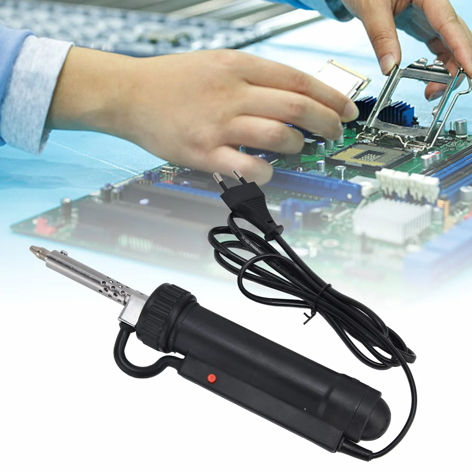 Sucker lutowniczy, narzędzie pompy do rozlutowywania automatyczne wypluwanie silna ręczna cyna ssąca do lutowania do naprawy