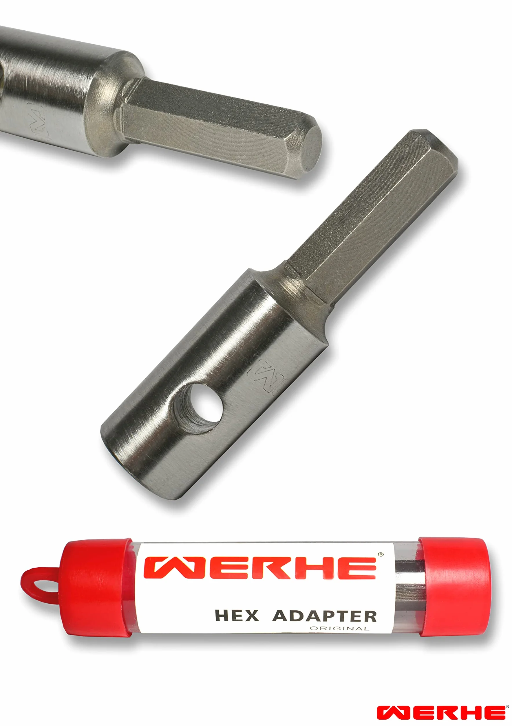 WERHE świder ziemny do wiertarki, Ø 150 mm, z adapter Hex | precyzyjny grot do lekkich do gleb średniozwartych, wysoka trwałość, długa żywotność, chwyt sześciokątny, zielony