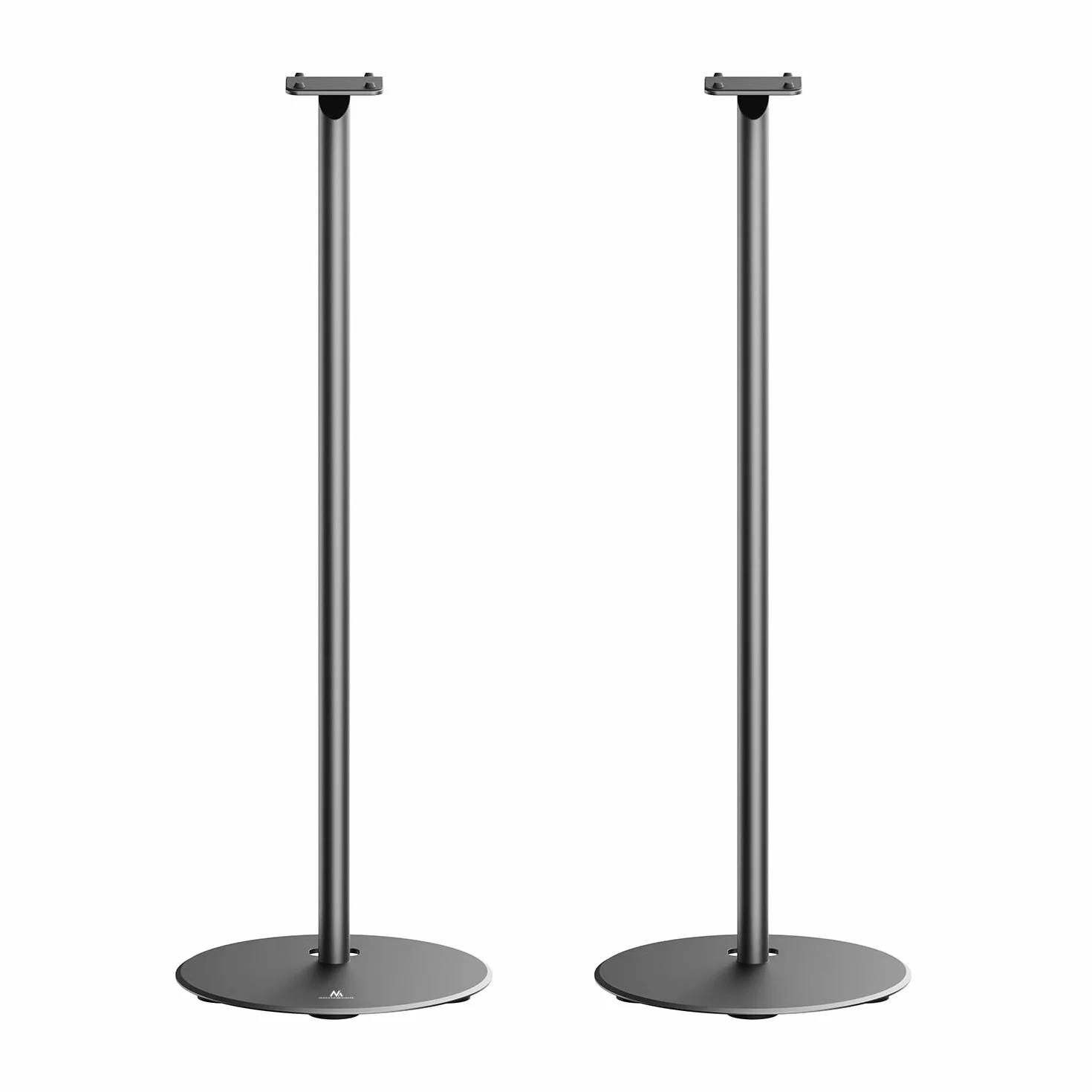 Maclean 2 x stojak podłogowy kompatybilny z Sonos ERA 300 | wysokość 714 mm | eleganckie wzornictwo z wbudowanym systemem zarządzania kablami | stabilna konstrukcja zapewnia optymalny dźwięk w kinie