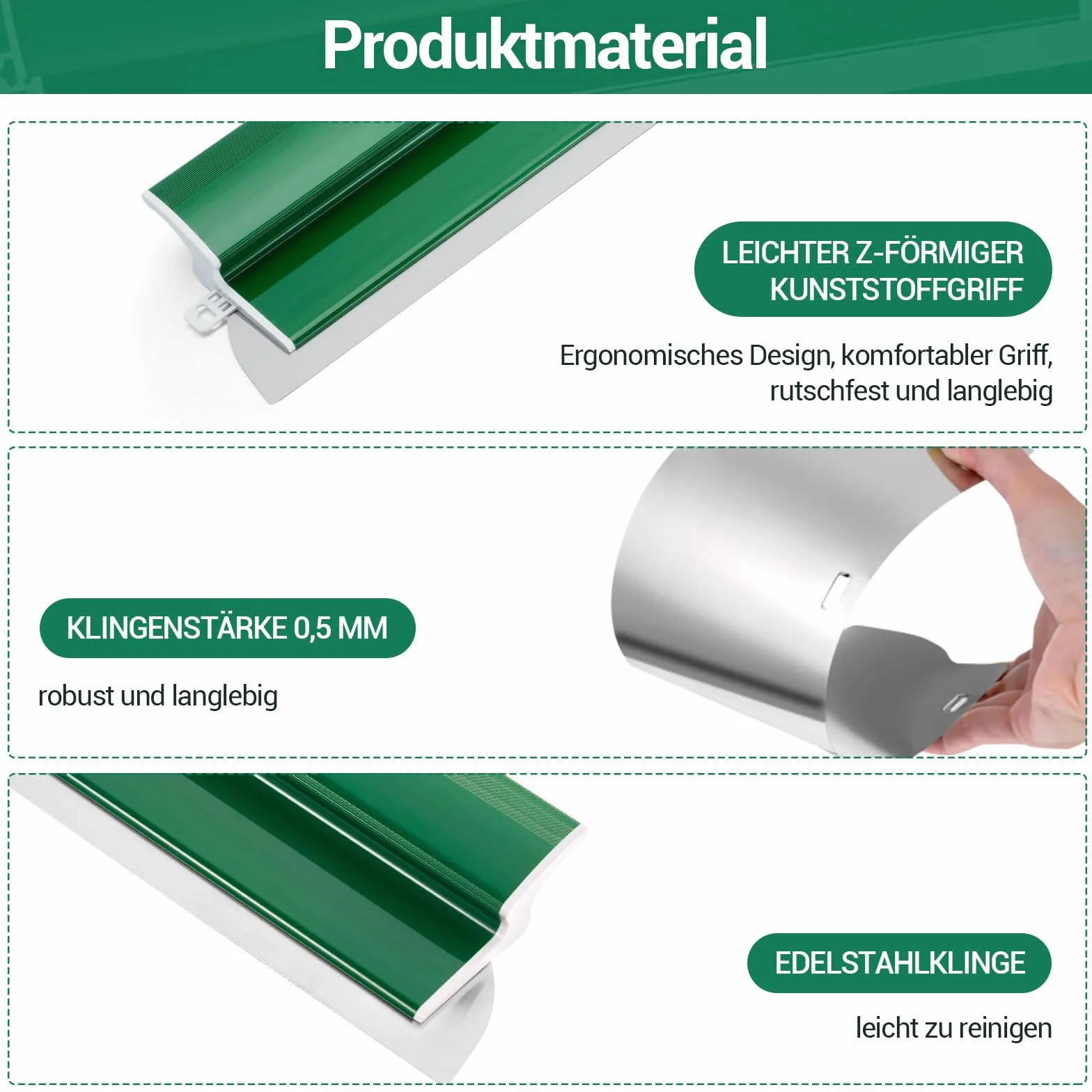 250 mm szpachelka do powierzchni ze stali nierdzewnej, szpachla fasadowa, narzędzie z ergonomicznym uchwytem Z, ostrze ze stali nierdzewnej, szpachelka ścienna do suchej zabudowy, tapeta (250