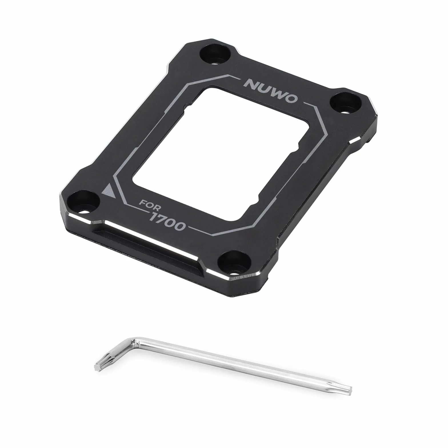Nuwo FRCPU1700 Uchwyt mocujący do procesora LGA 1700, rama anty-zginająca 12/13/14 gen, czarny