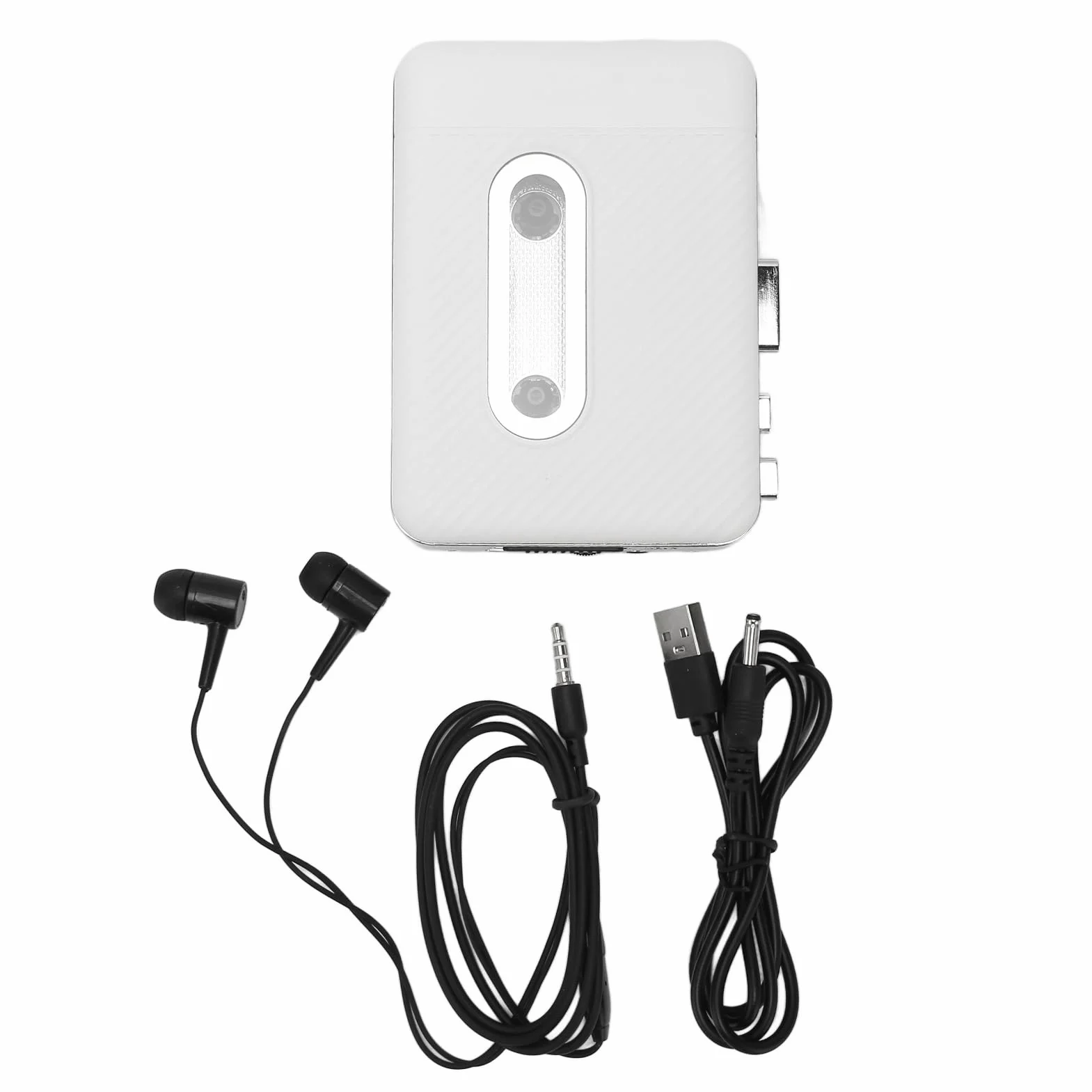 Odtwarzacz Kasetowy Przenośny Konwerter Kasety na MP3 USB ze Słuchawkami