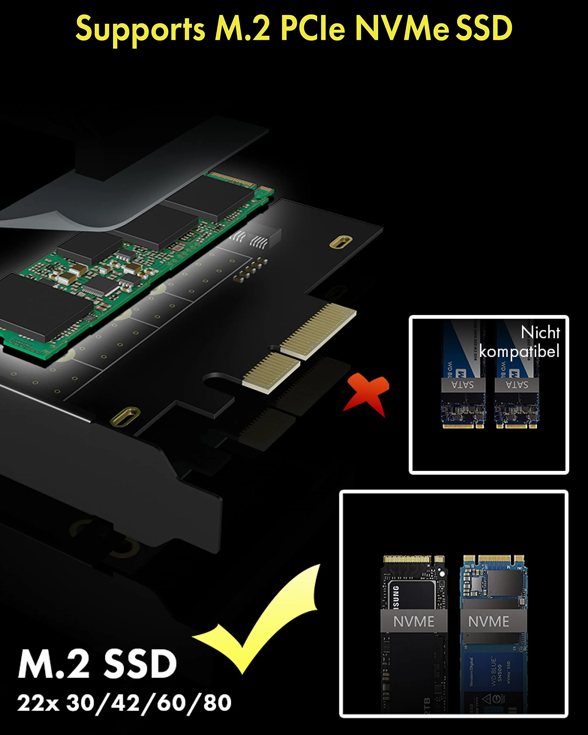 Icy Box IB-PCI208-HS Pamięć Wewnętrzna 3600 W