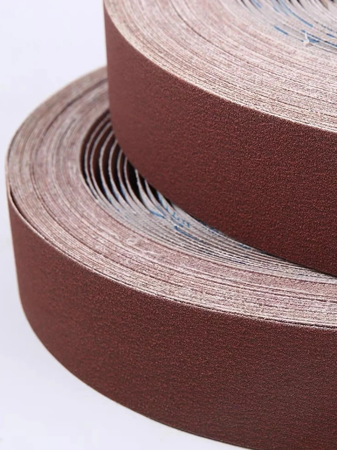 Pasy szlifierskie, Taśma szlifierska 10 szt. 50 mm x 915 mm, ziarnistość 40-1000, mieszanka do metalu i drewna(P60)