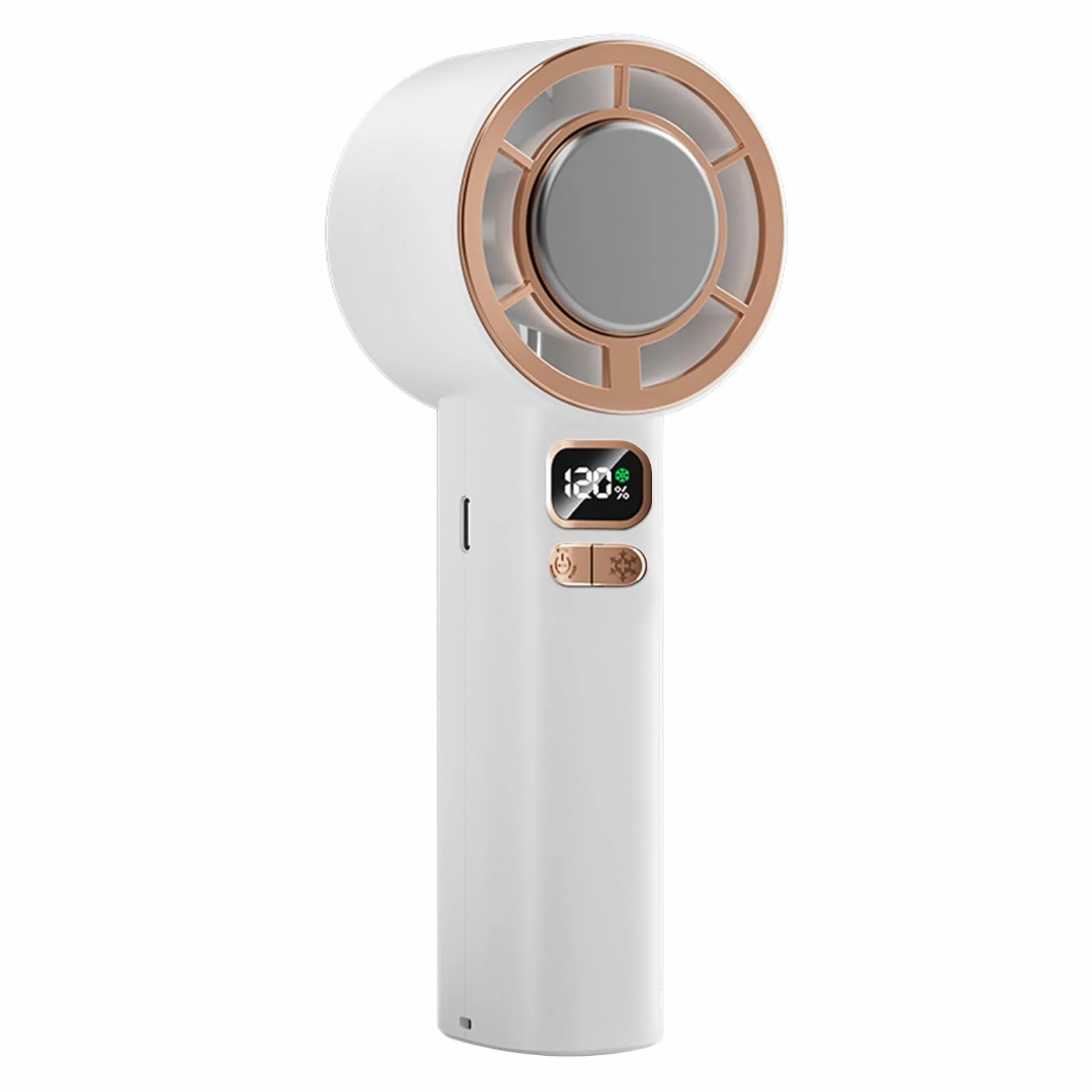 Przenośny wentylator USB 6 biegów, biały