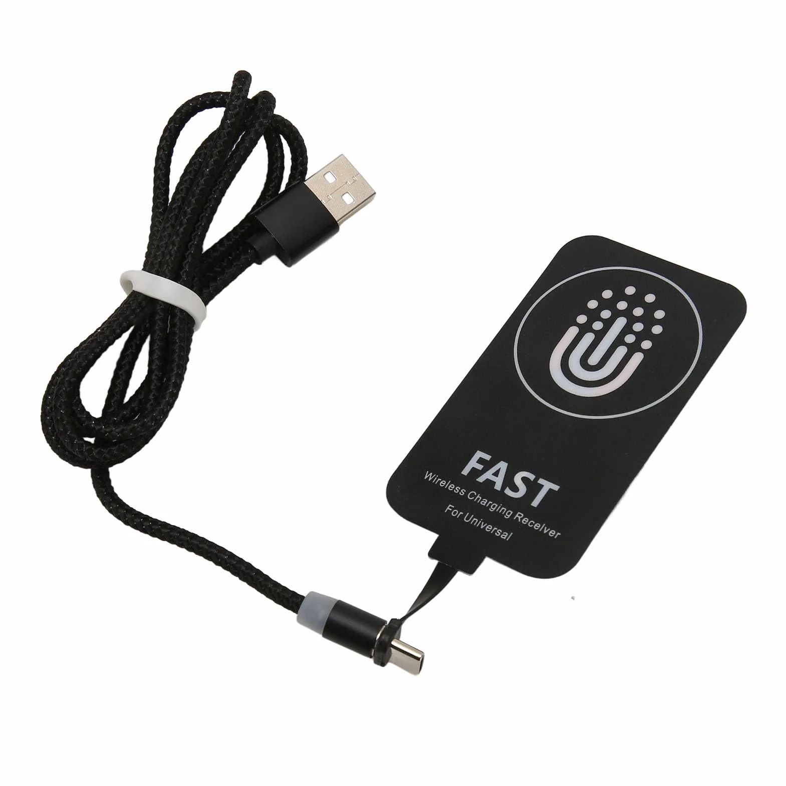 Bezprzewodowa ładowarka Qi USB C z odbiornikiem magnetycznym
