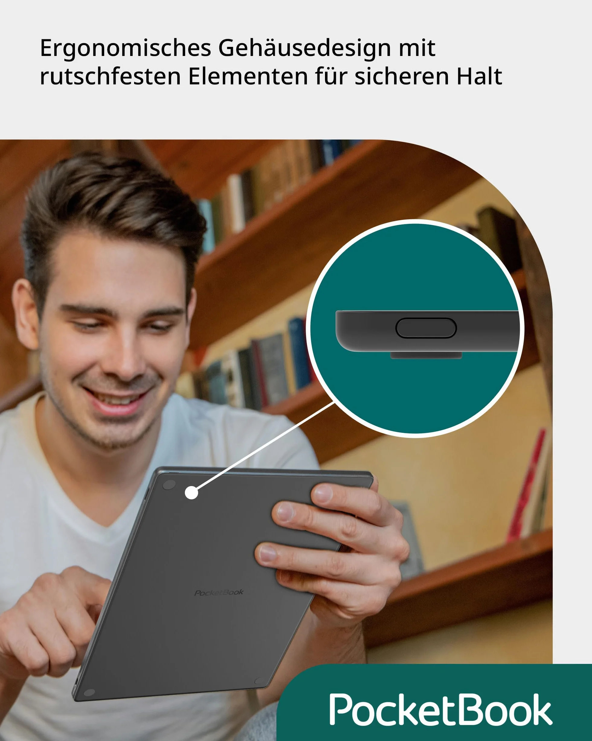 Pocketbook InkPad One E-Reader 10,3" E-Ink Mobius 32 GB obsługa stylus Bluetooth Smart Light matowa czerń