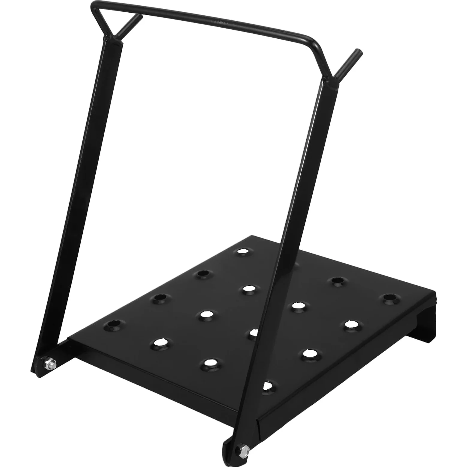 Plataforma de escalera: Escalera exteble plegable anslizante plataforma pequeña Soporte de trabajo portátil para altillo pintura mantenimiento del hogar 15 x 11 cali
