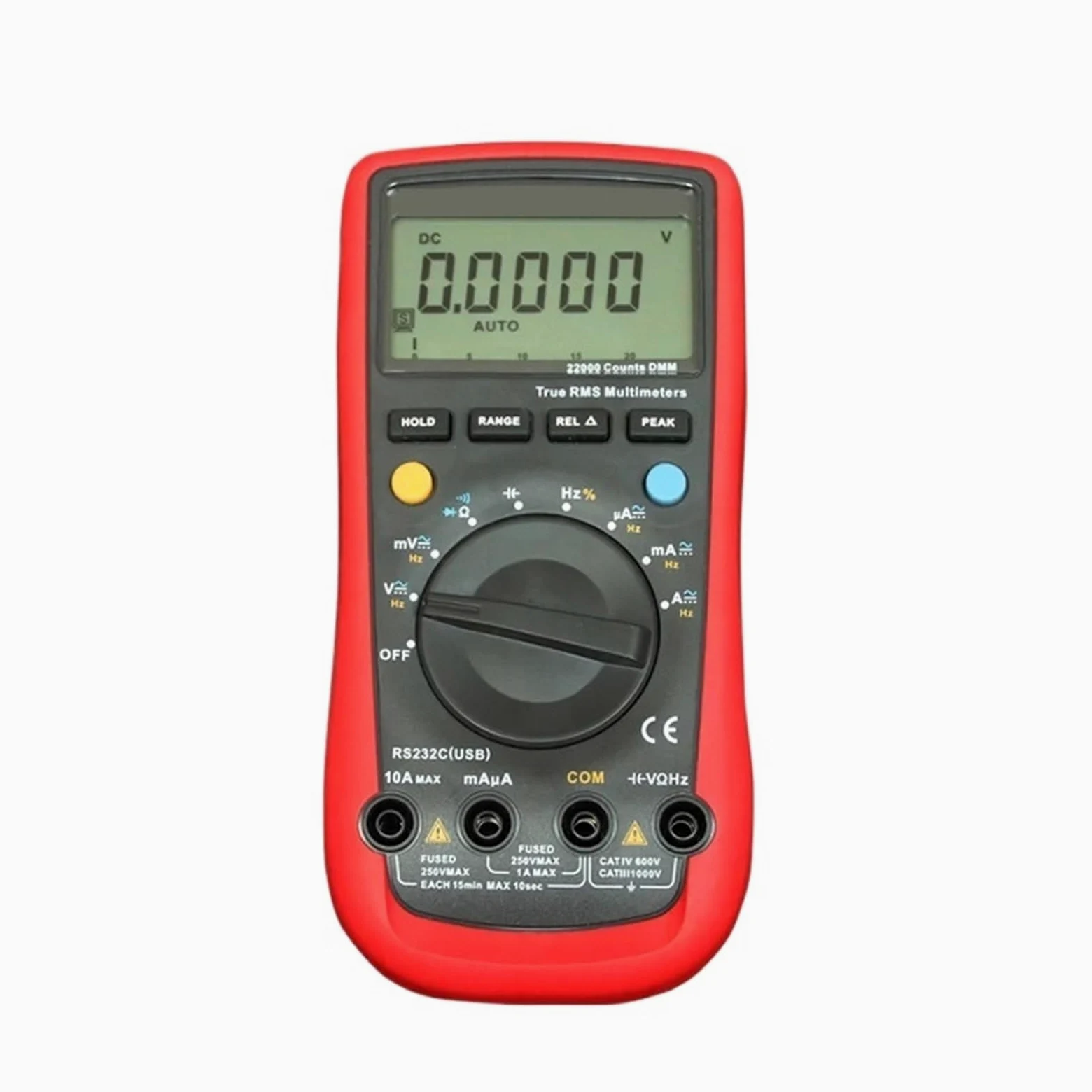 Cyfrowy miernik uniwersalny True RMS 1000 V AC DC Multimetr Tester napięcia Tryb względny 22000 zliczeń Wysoka niezawodność