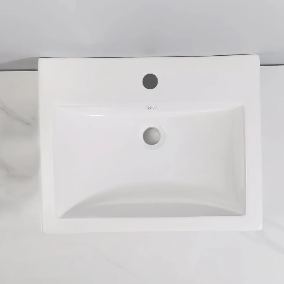 Umywalka Nablatowa Łazienkowa Prosta Umywalka Ceramiczna Nablatowa Łazienka Biała Nowoczesna Prostokątna Umywalka Ceramiczna Kwadratowa Umywalka Ceramiczna Umywalki Łazienkowe
